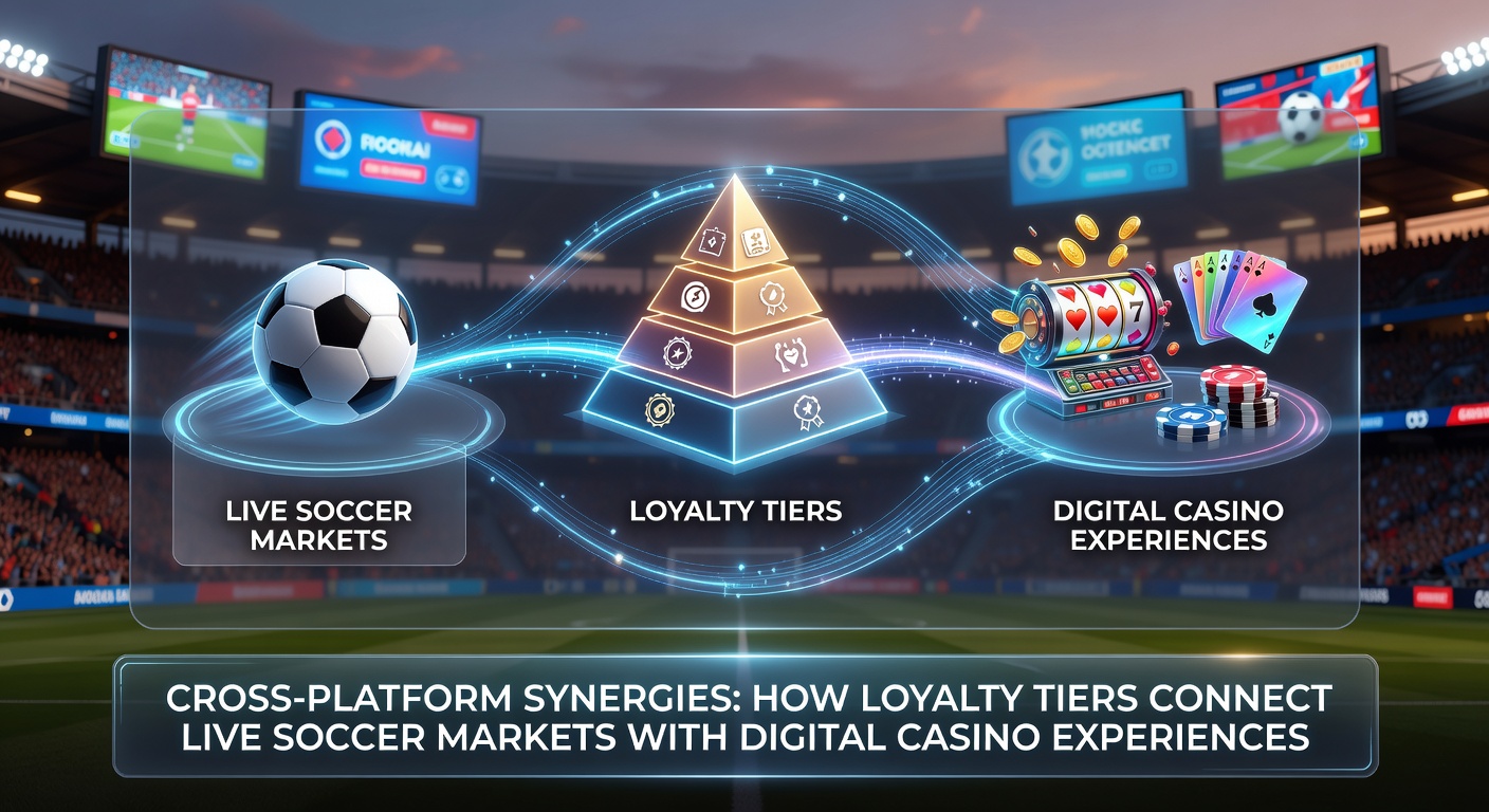 Mobile screen displaying loyalty tier dashboard with soccer and casino activity metrics on a UK betting app