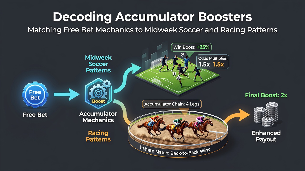 Free bet mechanics matched to midweek racing and accumulator patterns