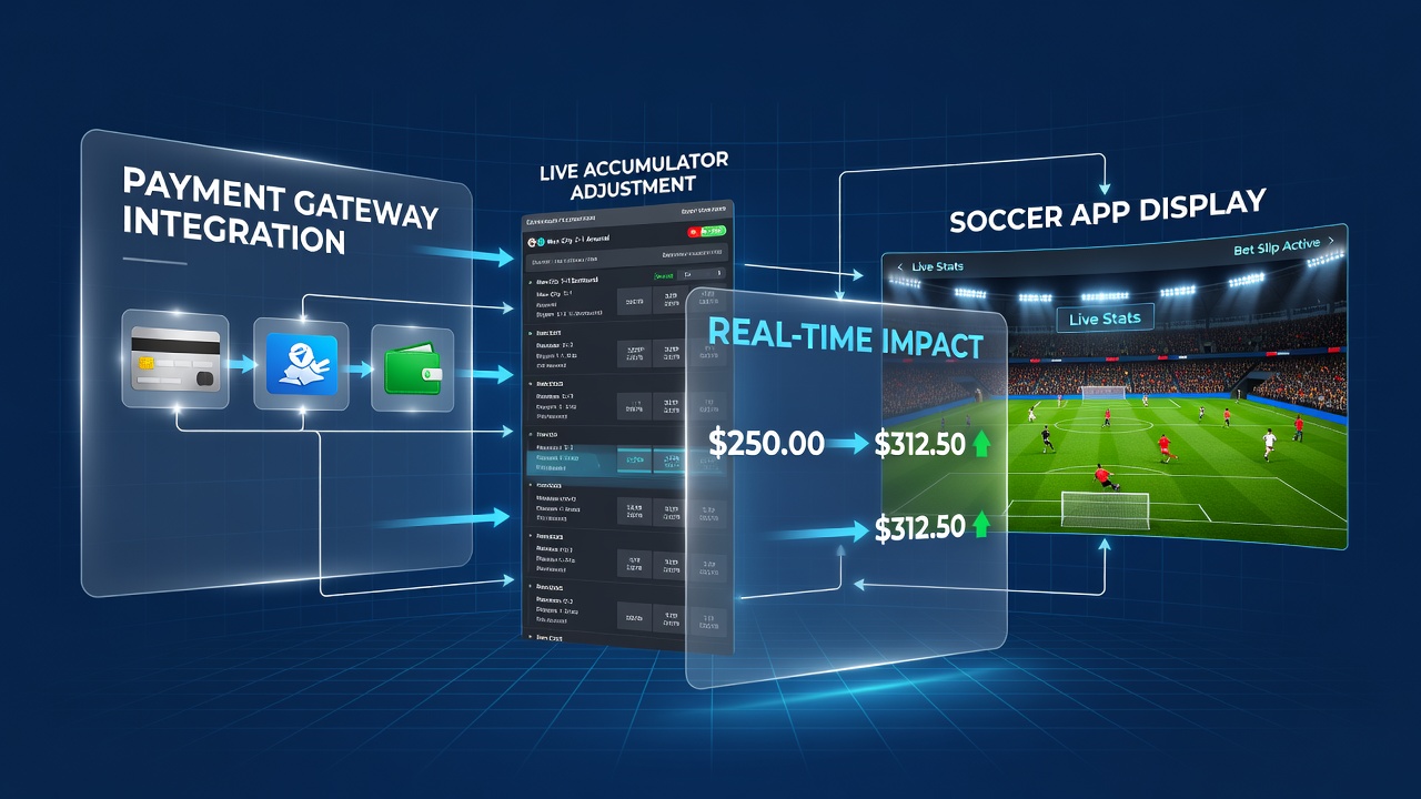 Close-up view of mobile payment confirmation screen within a soccer betting application during live match