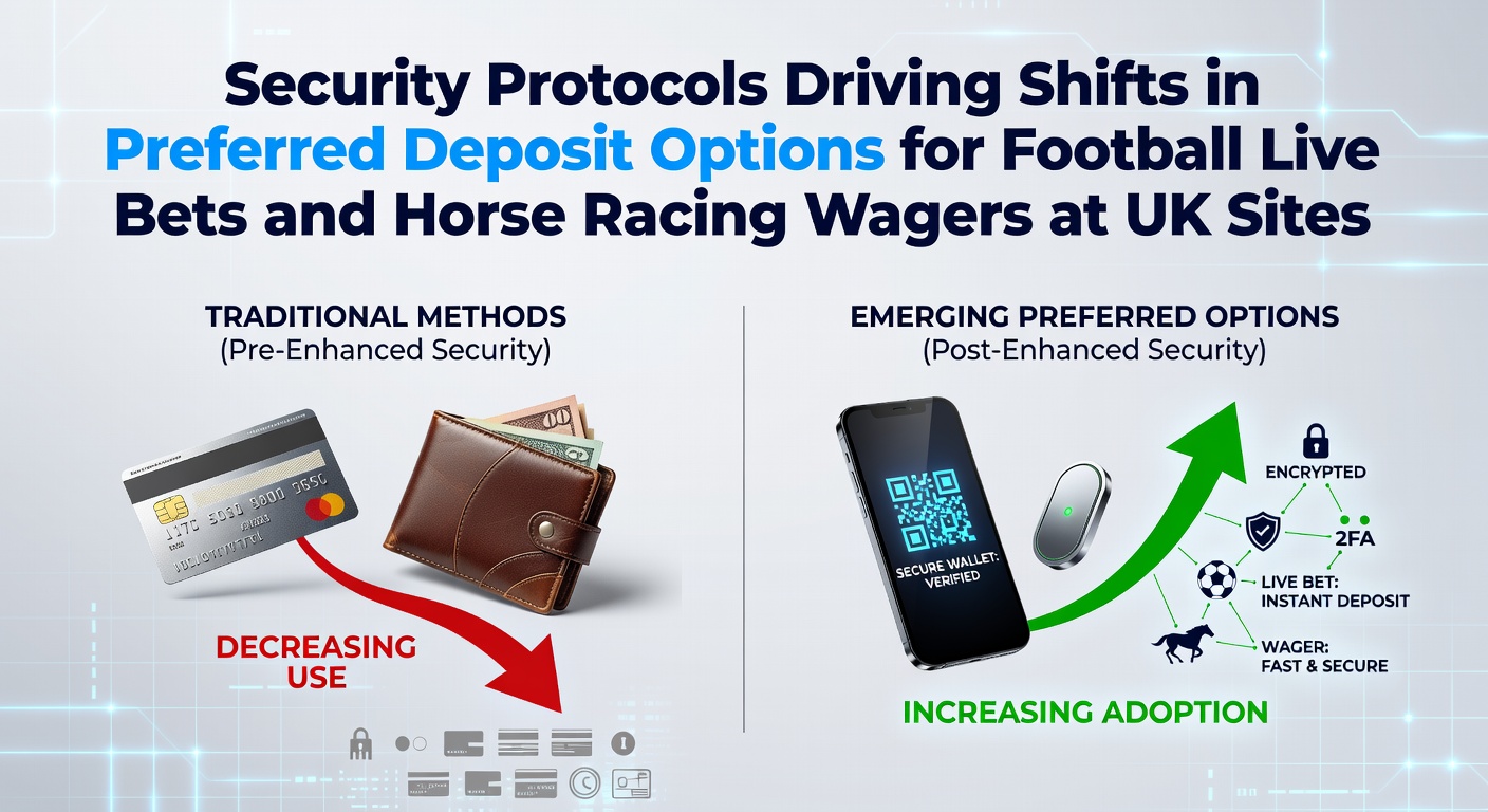 Security protocols and deposit method interfaces displayed on UK betting platforms