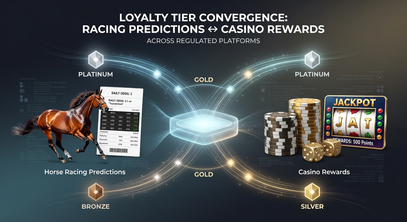 Detailed view of tier benefits linking horse racing predictions to casino rewards