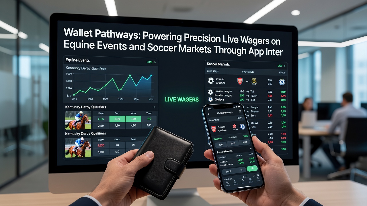 Close-up of a smartphone screen showing real-time wallet balance updates during a live soccer wager